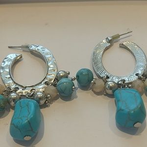 Hammered Steel Earrings